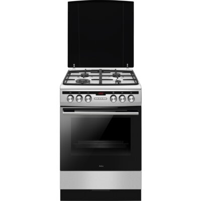 Kuchnia AMICA 6117GET3.39HZPTADPA(XX) Termoobieg Drabinki Prowadnice teleskopowe Wok Pizza 300˚C