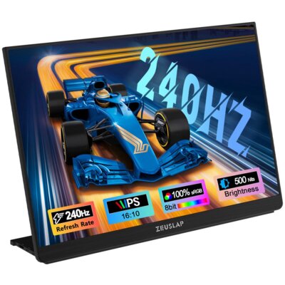Monitor ZEUSLAP P16F 16" 2560x1600px IPS 240Hz 3 ms