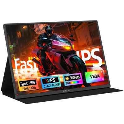 Monitor ZEUSLAP P16K Pro 16" 2560x1600 IPS 165Hz 3 ms