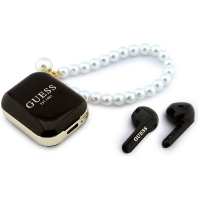 Słuchawki douszne GUESS Pearl Strap Czarny