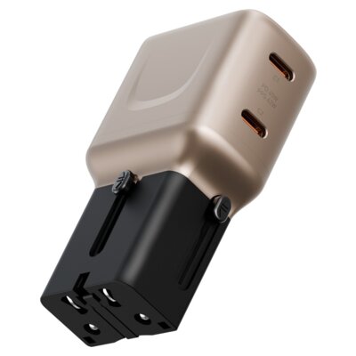 Ładowarka sieciowa ENERGEA TravelGo 45W Złoto-czarny