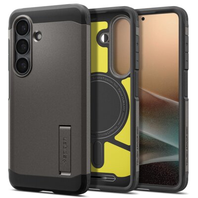 Etui SPIGEN Tough Armor Mag MagSafe do Samsung Galaxy S26 Grafitowy