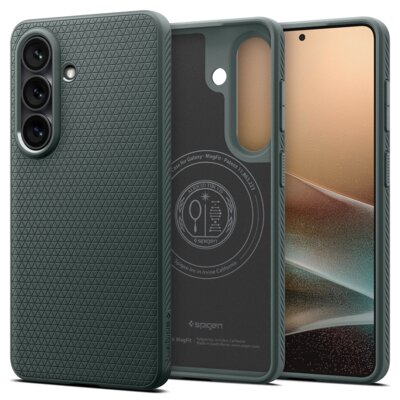 Etui SPIGEN Liquid Air Mag MagSafe do Samsung Galaxy S26+ Ciemnozielony