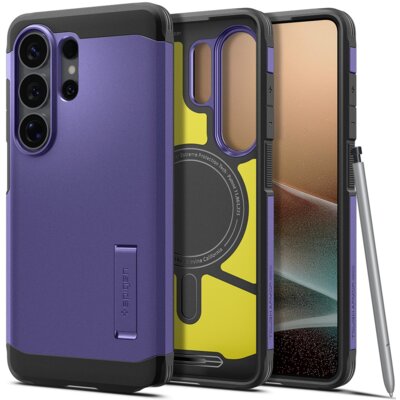Etui SPIGEN Tough Armor Mag MagSafe do Samsung Galaxy S26 Ultra Fioletowy