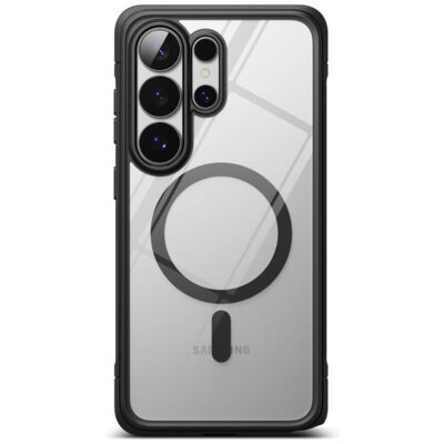 Etui RINGKE Fusion Bold Magnetic MagSafe do Samsung Galaxy S26 Ultra Przezroczysto-czarny