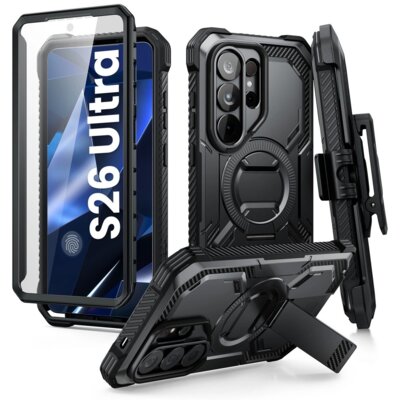 Etui SUPCASE IBLSN ArmorBox Clip Mag MagSafe do Samsung Galaxy S26 Ultra Czarny