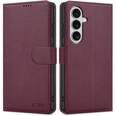 Etui TECH-PROTECT Wallet do Samsung Galaxy S26 Bordowy