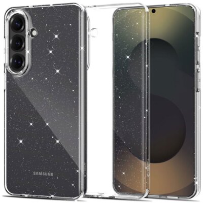 Etui TECH-PROTECT FlexAir do Samsung Galaxy S26+ Przezroczysto-brokatowy