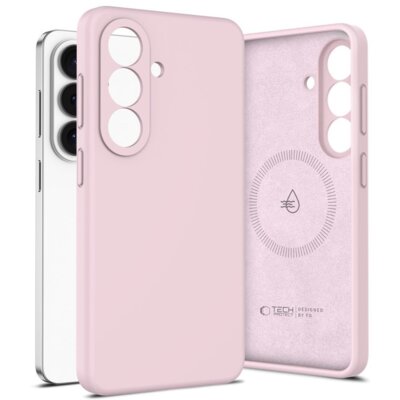 Etui TECH-PROTECT Silicone MagSafe do Samsung Galaxy S26+ Różowy