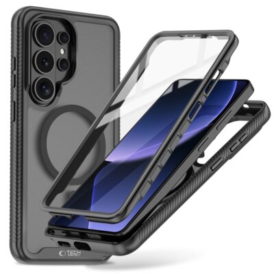 Etui TECH-PROTECT Defense MagSafe do Samsung Galaxy S26 Ultra Czarny matowy