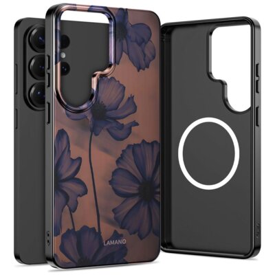 Etui TECH-PROTECT Lamano MagSafe do Samsung Galaxy S26 Ultra Velvet Night