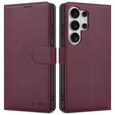 Etui TECH-PROTECT Wallet do Samsung Galaxy S26 Ultra Bordowy