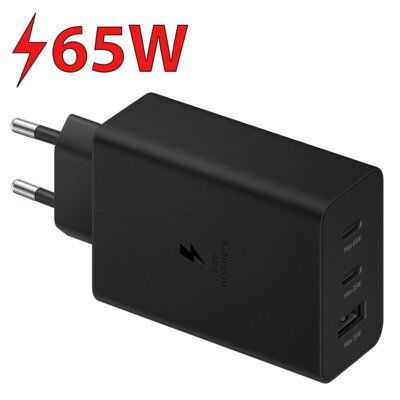 Ładowarka sieciowa SAMSUNG 65W EP-T6530NBEGEU Czarny