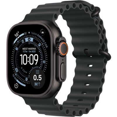 Apple Watch Ultra 3 GPS + Cellular 49mm koperta tytanowa (czarny) + pasek Ocean (czarny)