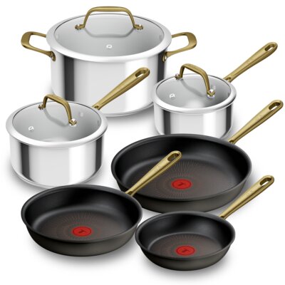 Zestaw TEFAL Paul Bocuse Garnek H8244602 24 cm + Rondel H8242402 20 cm + Rondel H8242202 16 cm + Patelnia G3370202 20 cm + Patelnia G3370602 28 cm + Patelnia G3370402 24 cm