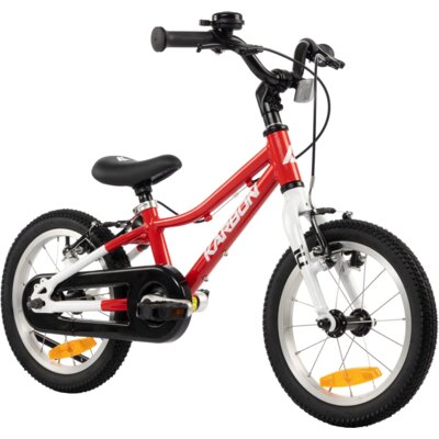 Rower dziecięcy KARBON Superlight 14 cali dla chłopca Czerwony