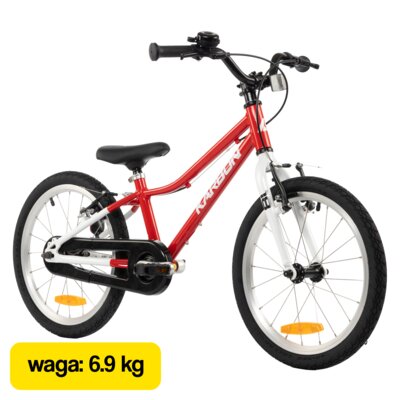 Rower dziecięcy KARBON Superlight 18 cali Czerwony Wzrost: 115-130 cm Wiek: 5-7 lat