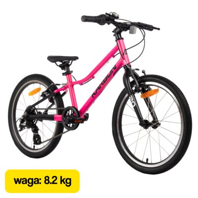 Rower dziecięcy KARBON Superlight 20 cali Różowy Wzrost: 120-135 cm Wiek: 6-8 lat