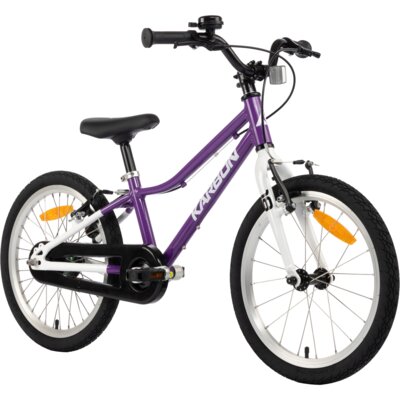 Rower dziecięcy KARBON Superlight Automatic 18 cali dla chłopca Fioletowy