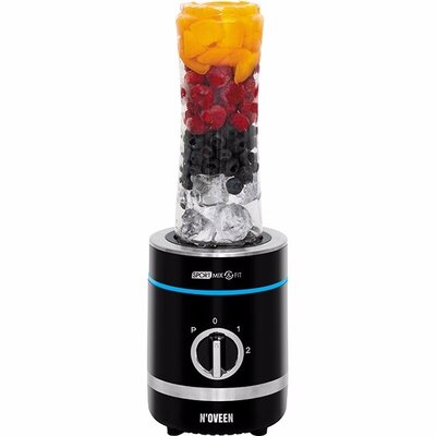 Blender personalny NOVEEN Sport Mix & Fit SB1000 X-line (Sportowy) + 2 bidony w komplecie
