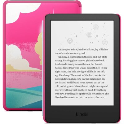 Czytnik e-booków AMAZON Kindle Kids Unicorn Valley 6", Podświetlany ekran, Wi-Fi, Bez reklam Wielokolorowy