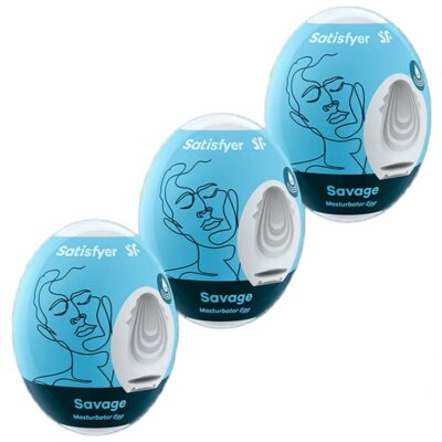 Zestaw masturbatorów SATISFYER Savage 3 szt.