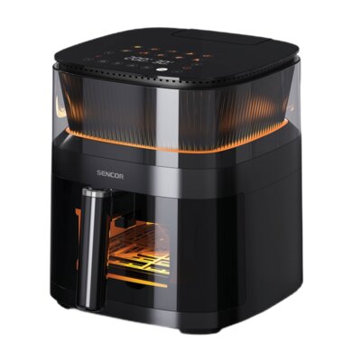 Air Fryer Frytkownica beztłuszczowa SENCOR SFR 5050BK z 10 automatycznymi programami i funkcją rozpylania wody