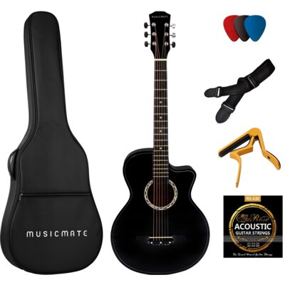 Gitara akustyczna MUSICMATE MM-G20 MoonMelody Czarny