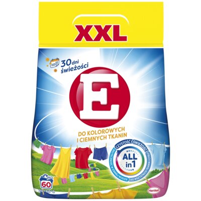 Proszek do prania E 3 kg do kolorowych i ciemnych tkanin