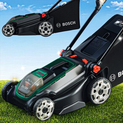 Kosiarka akumulatorowa BOSCH Rotak 18V2-43 06008B9L02 43 cm, 4 Ah, 18V kosz 50L, 2 akumulatory 4 Ah