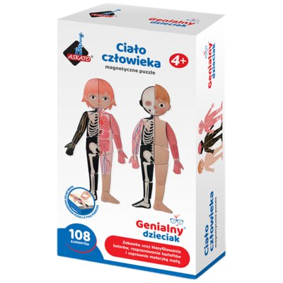Puzzle ASKATO Genialny Dzieciak Ciało człowieka 127798