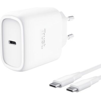 Ładowarka sieciowa TRUST Maxo 45W GaN Biały ładowarka sieciowa USB-C