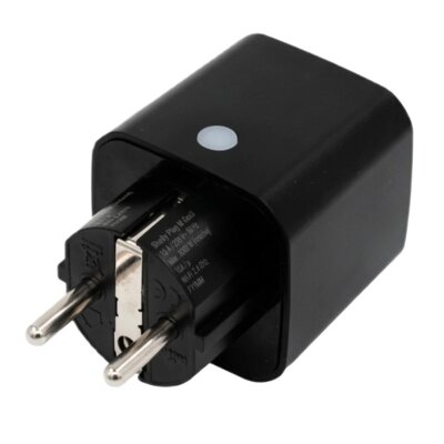 Inteligentne gniazdko SHELLY Plug M Gen3 Matter/Wi-Fi Czarny