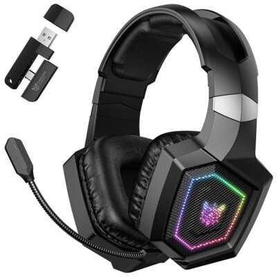 Słuchawki ONIKUMA GT806 Bezprzewodowe, Nauszne, Dźwięk przestrzenny Czarny