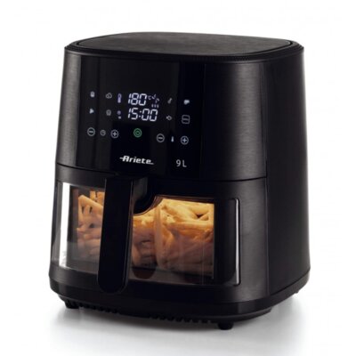Air Fryer Frytkownica beztłuszczowa ARIETE 4630/00 Czarny 9l z okienkiem do obserwacji postępów gotowania