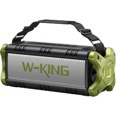 Głośnik mobilny W-KING D8 Czarno-zielony