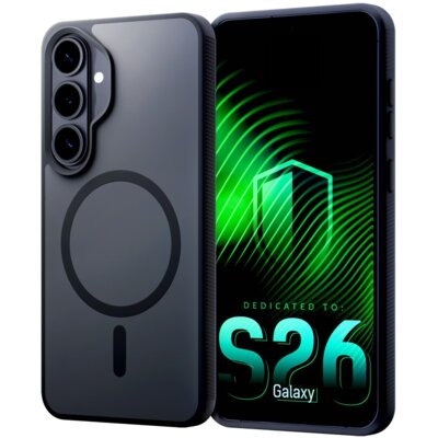 Etui XLINE MagSystem Smoke Guardx do Samsung Galaxy S26 Przezroczysto-czarny