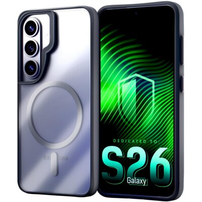 Etui XLINE MagSystem Satin Guardx do Samsung Galaxy S26 Przezroczysto-czarny