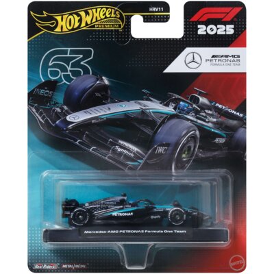 Samochód Hot Wheels Premium Formuła 1 Bolid F1 Mercedes-Benz George Russel JKD80