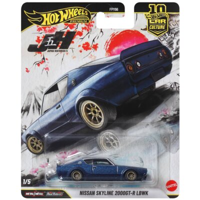 Samochód Hot Wheels Premium Kultowe Auta Lb Nissan Skyline 2000gt-R Lbwk JKF11
