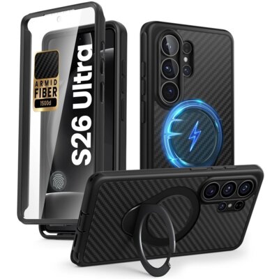 Etui SUPCASE Cosmo Mag MagSafe do Samsung Galaxy S26 Ultra Czarny