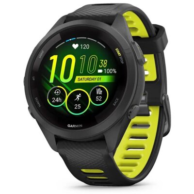 Zegarek sportowy GARMIN Forerunner 265S 42mm Czarny