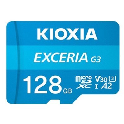 Karta pamięci KIOXIA Exceria G3 microSD 128GB + Adapter
