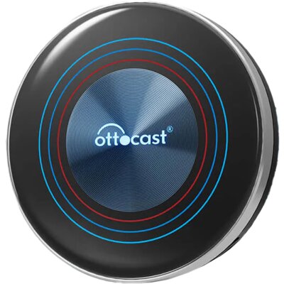 Adapter OTTOCAST OttoAibox PCS46-BM Bezprzewodowy CarPlay Android Auto Czarny