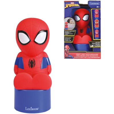 Zabawka lampka nocna z głośnikiem LEXIBOOK Spider-Man NS02SP