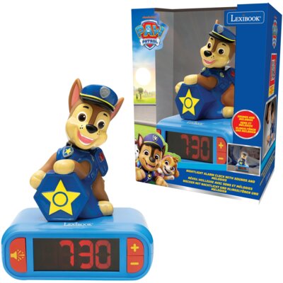 Zabawka budzik z lampką nocną LEXIBOOK Psi Patrol Chase RL800PA2