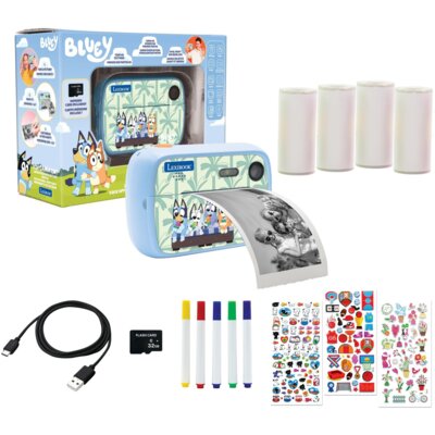 Zabawka aparat natychmiastowy LEXIBOOK Bluey DJ150BY