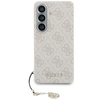 Etui GUESS 4G Classic Logo Charm MagSafe do Samsung Galaxy S26 Różowy