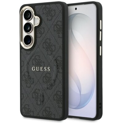 Etui GUESS 4G Embossed Ring MagSafe do Samsung Galaxy S26+ Czarny