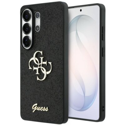 Etui GUESS Fixed Glitter Big 4G Metal Logo do Samsung Galaxy S26 Ultra Czarny